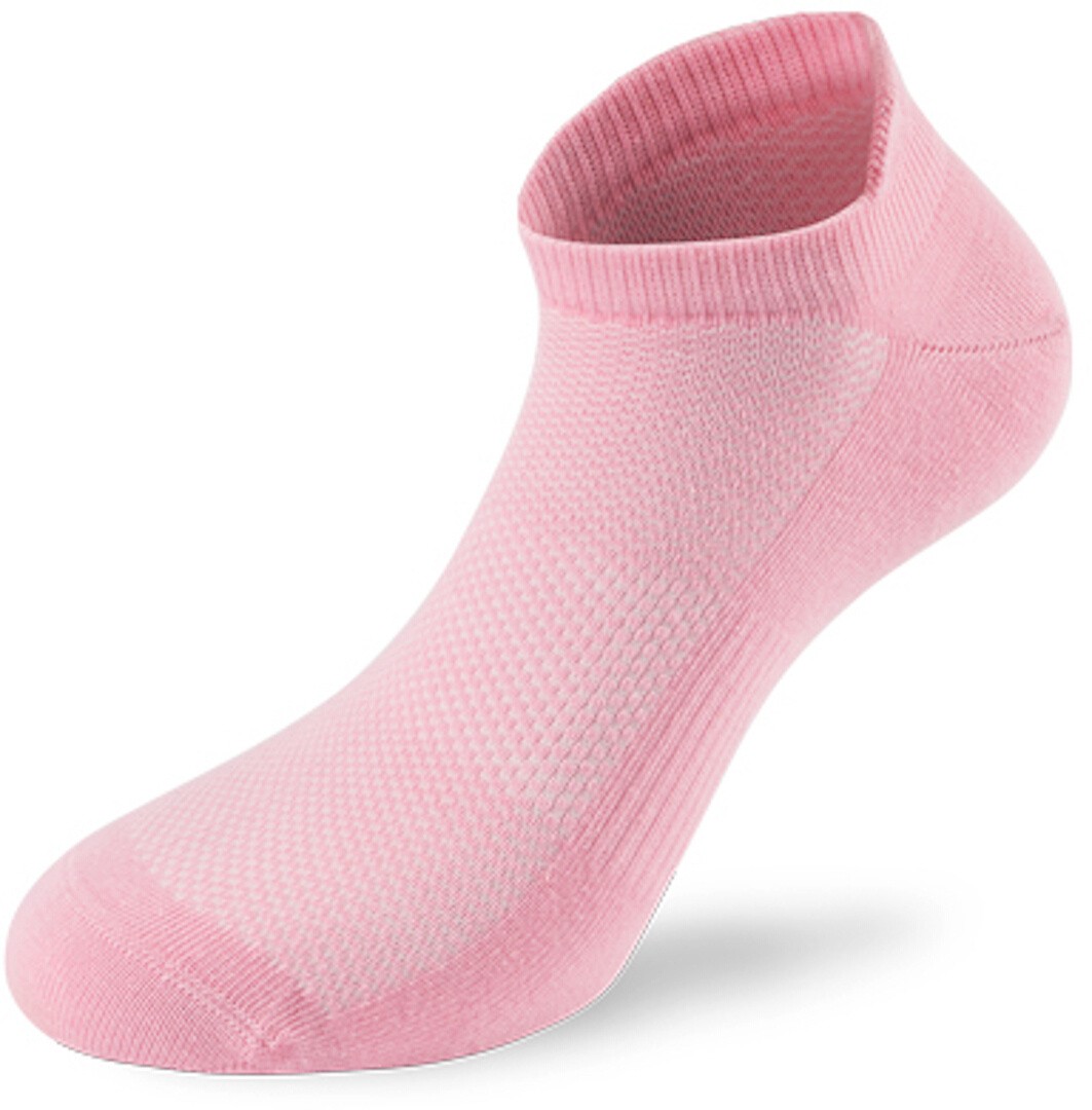 Lenz Performance Sneaker Tech Sokker, hvid-rød-pink, størrelse 35 - 38 til mand