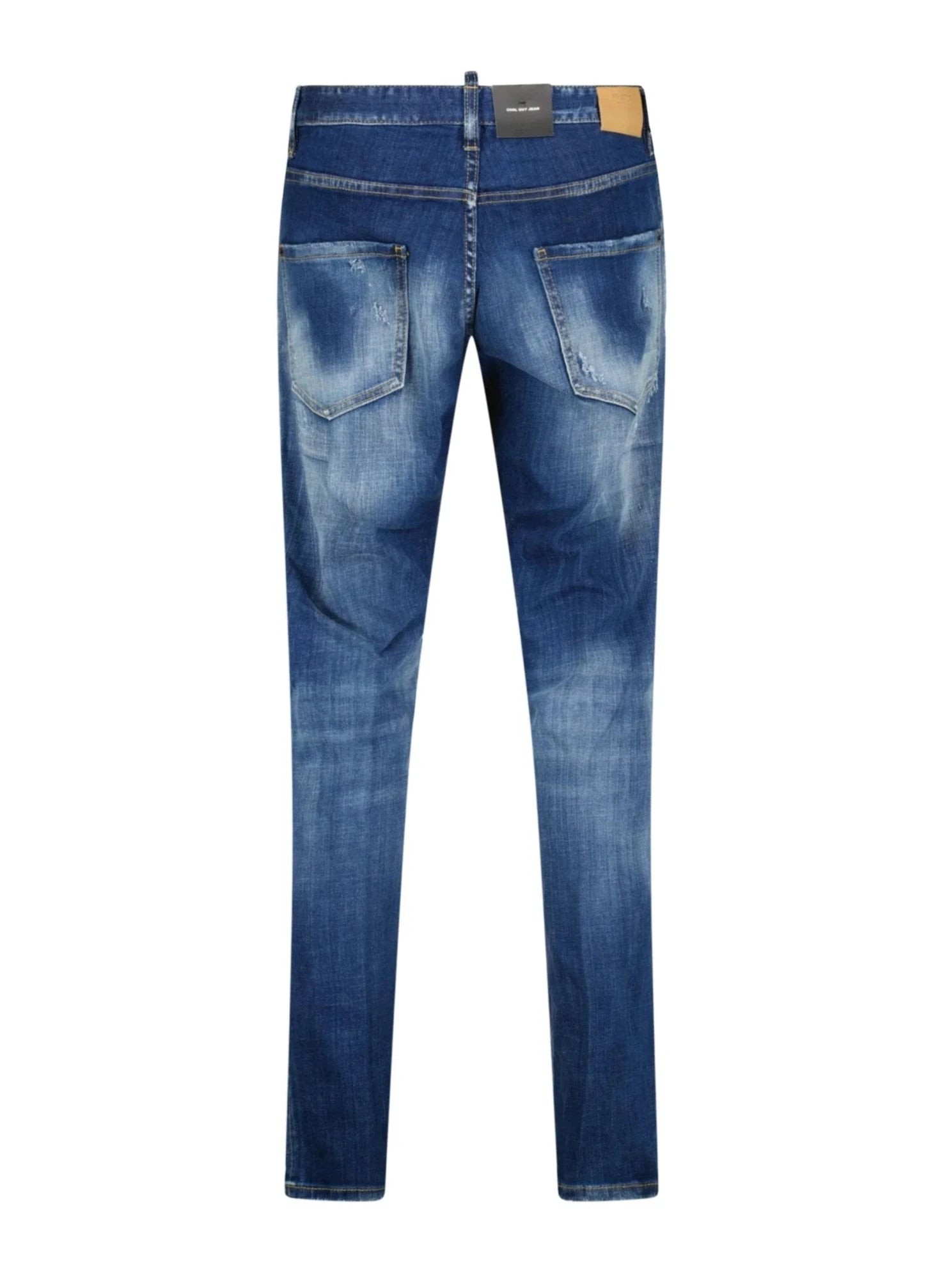 Dsquared2 'Cool Guy' Beige Logo Slim Fit Jeans Blue - Blue / 36W (52)