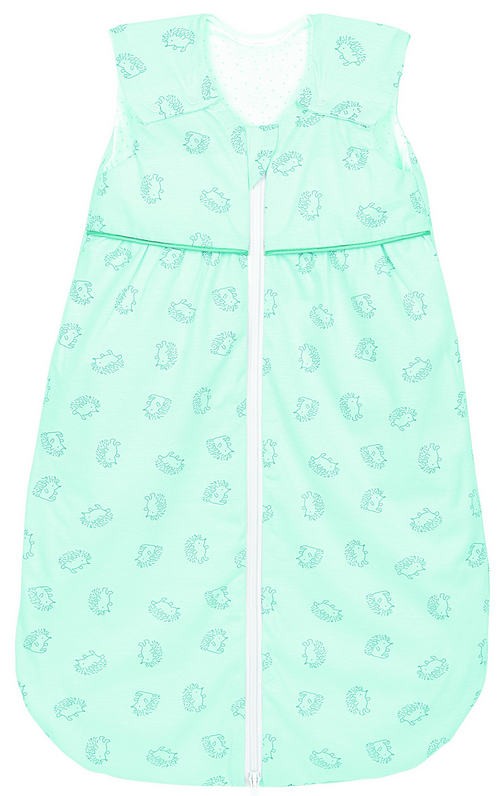 Odenwälder Jersey-Schlafsack Anni light 70 cm Igel mint