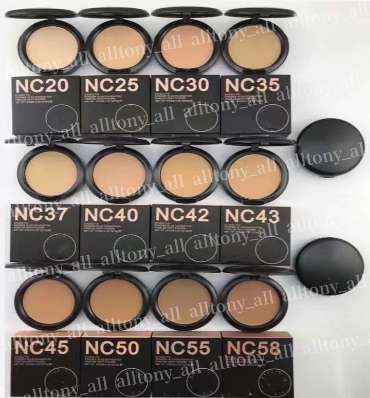 Face Powder NC color 15g Fix Powder Plus Foundation Fond De Teint Poudre Natural Long-wearing Makeup Pressed Powder 12 Colors