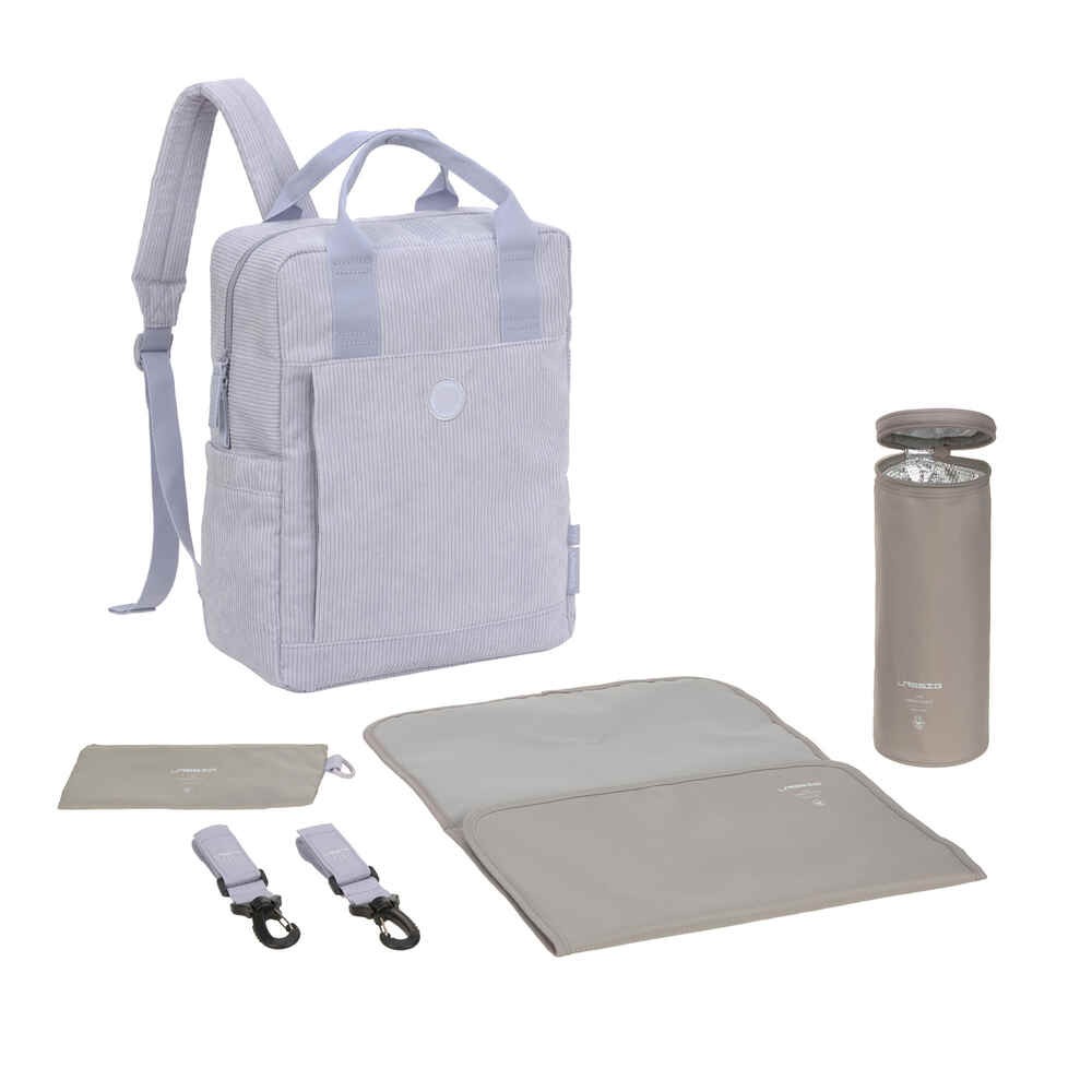 Lässig GRE Vividal Wickelrucksack Cord lilac