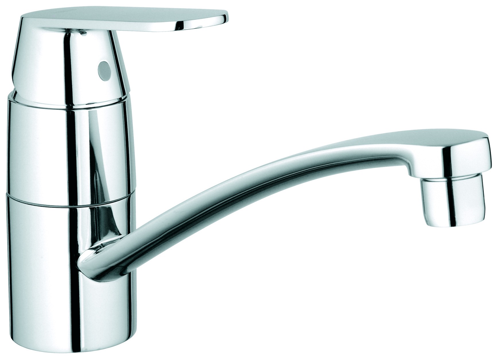GROHE Eurosmart Cosmopolitan Einhand-Spültischbatterie, Ausladung 226mm, flach, für Vor-Fenster-Montage, schwenkbar, 31170000