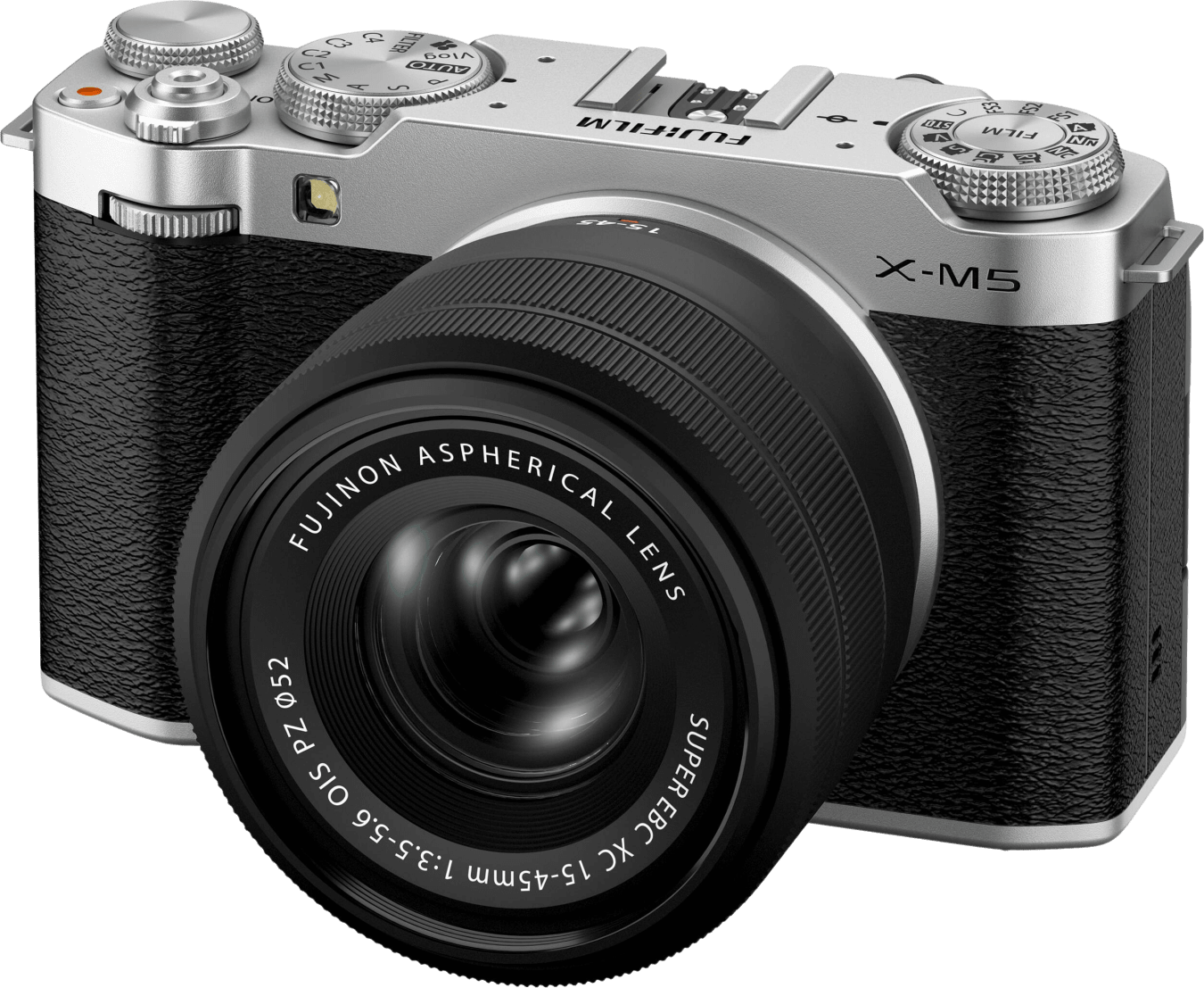 Fujifilm X-M5 Systemkamera, mit Objektiv XC15-45mm f/3.5-5.6 OIS PZ
