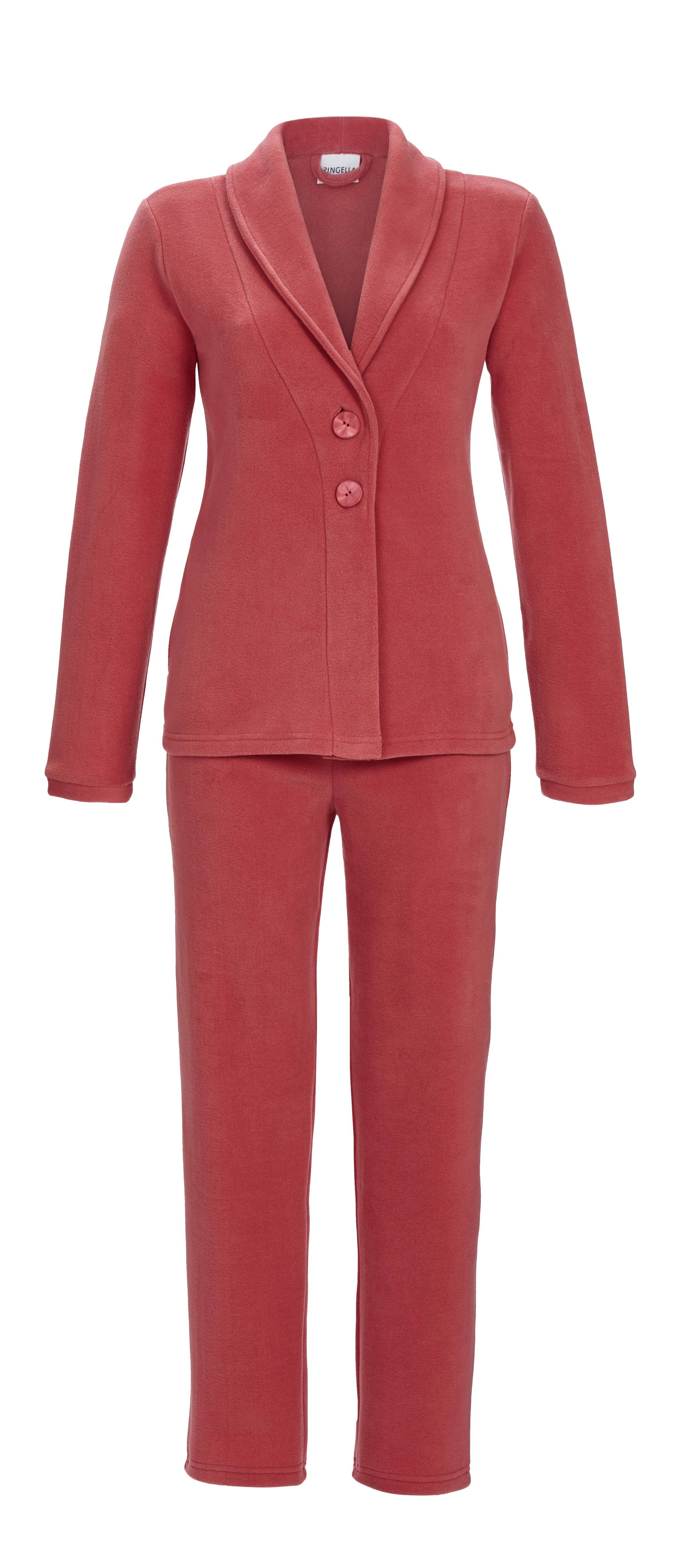 Anzug mit Kragen und Knöpfen