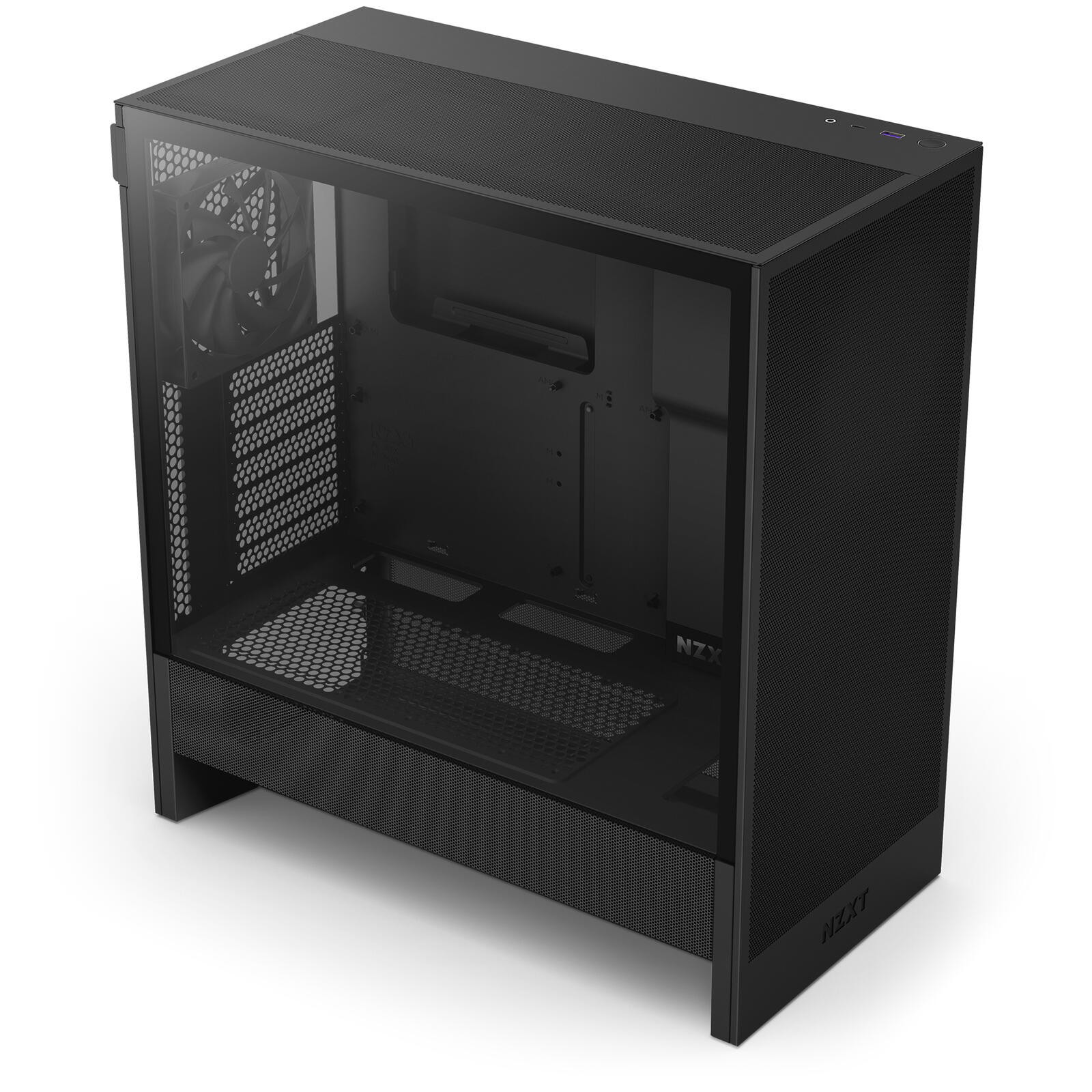 NZXT H5 Flow Mid-Tower-Gehäuse, Schwarz