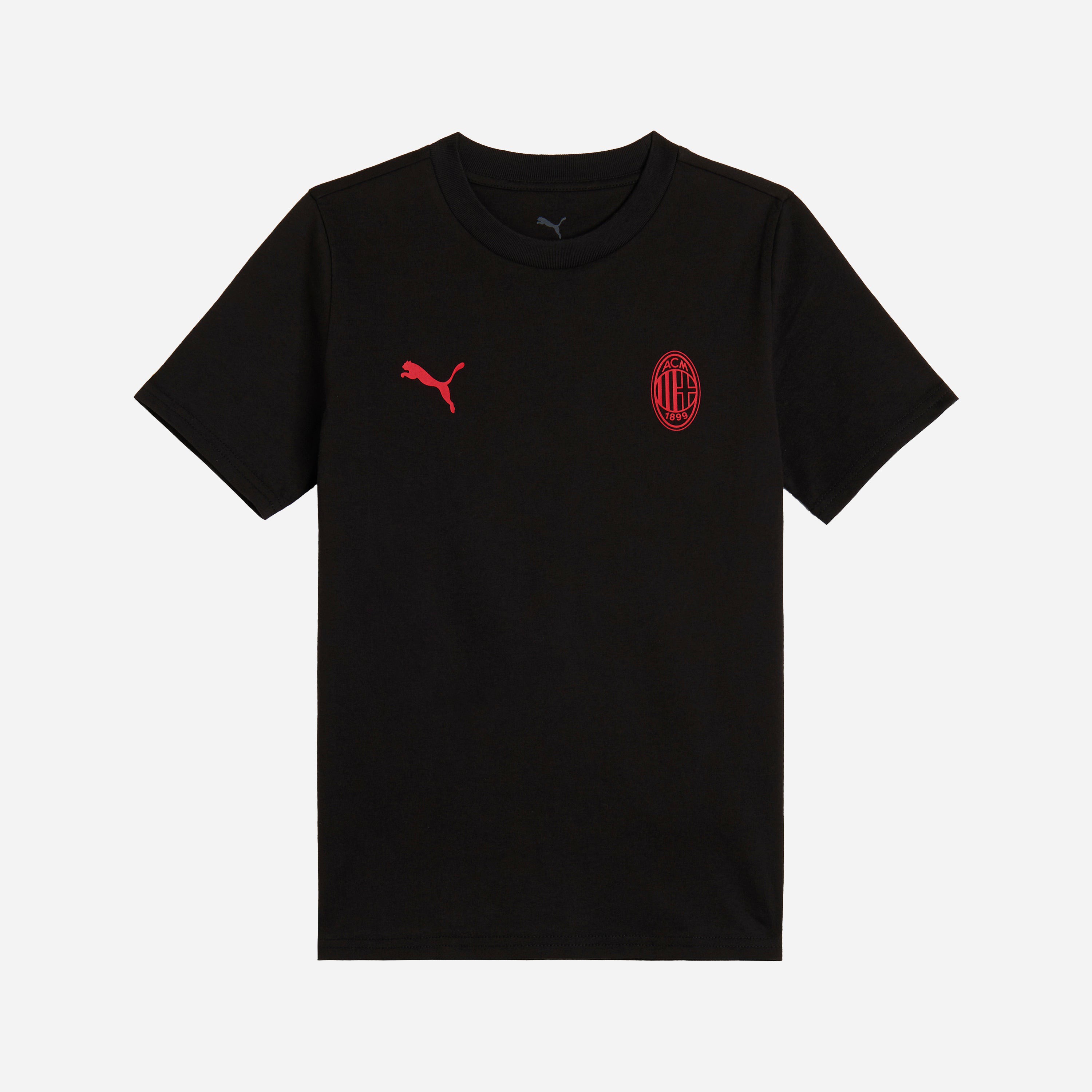 AC MILAN KIDS BLACK T-SHIRT ESSENTIAL COLLECTION