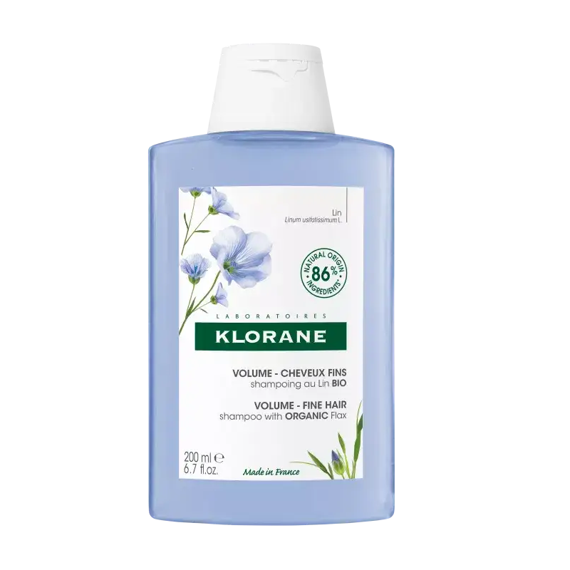 Klorane Shampoo al Lino Volumizzante Capelli Sottili 200ml