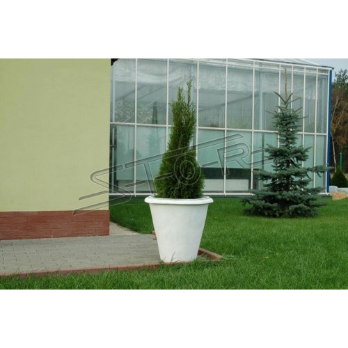 Natur Blumenkübel Pflanz Kübel Dekoration Figur Vasen Garten Blumentöpfe