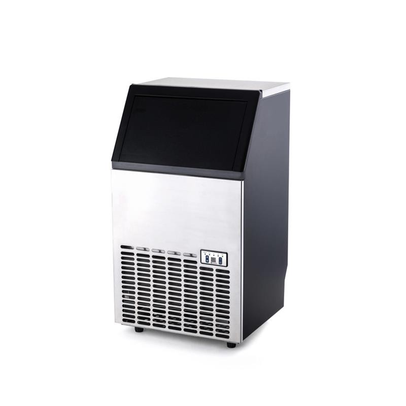 HENDI Eiswürfelmaschine 35 kg / 24 h, 45 Plattenform Eiswürfel 45 x 40 x 80 cm Edelstahl 300 W Gastro, Eiswürfelbereiter