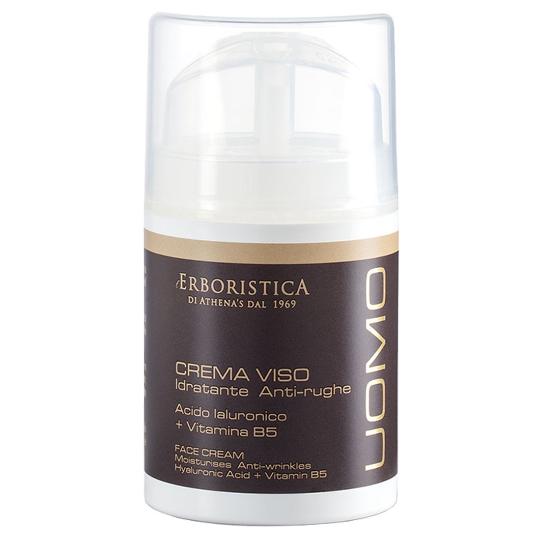 UOMO Gesichtscreme mit Hyaluronsäure und Vitamin B5  -  Anti-Faltenformel