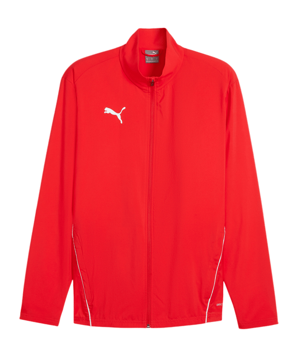 PUMA teamGOAL Sideline Jacke Rot F01