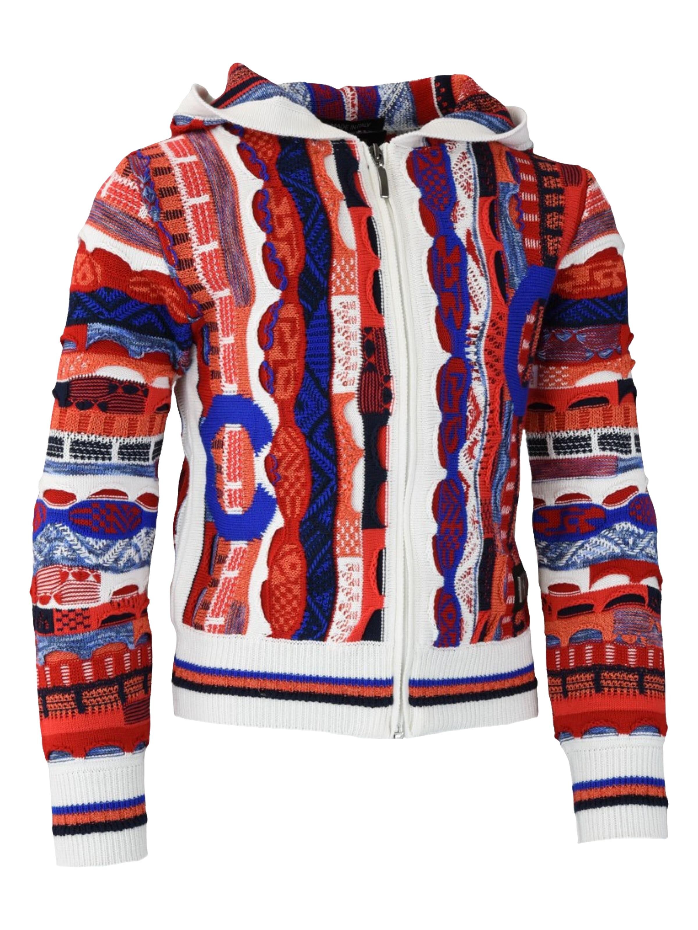 Allover Mädchen Strickjacke mit Stehkragen