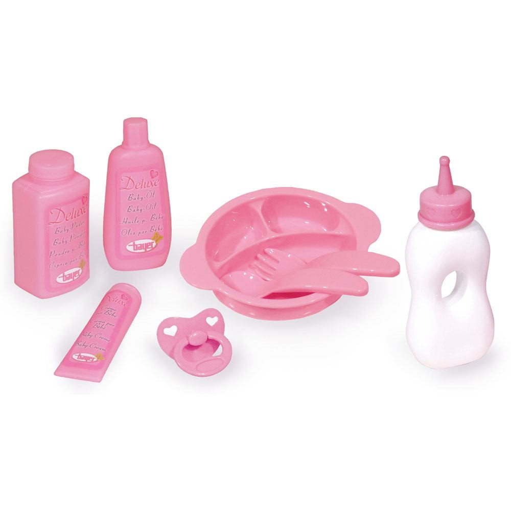 Kombi-Puppenwagen Grande, Set mit Reisebett Farbe lila