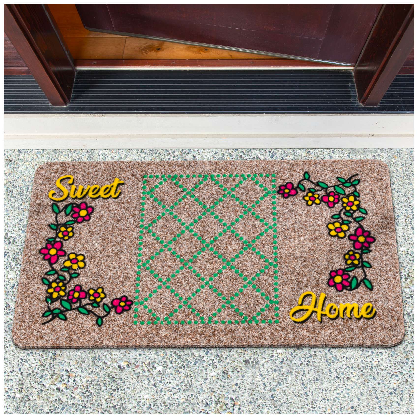 Fußabtreter Schmutzfangmatte Fußmatte rutschfest 40x70cm Sweet Home 2 40x70cm