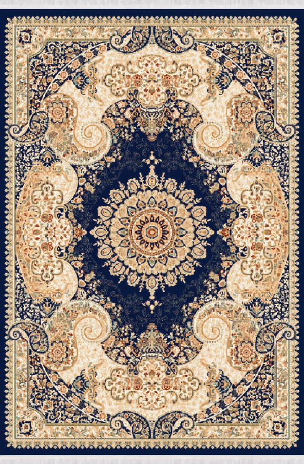 Designer Teppiche Flachgewebe Abstrakte Teppich Orientteppich 150x233 Blau