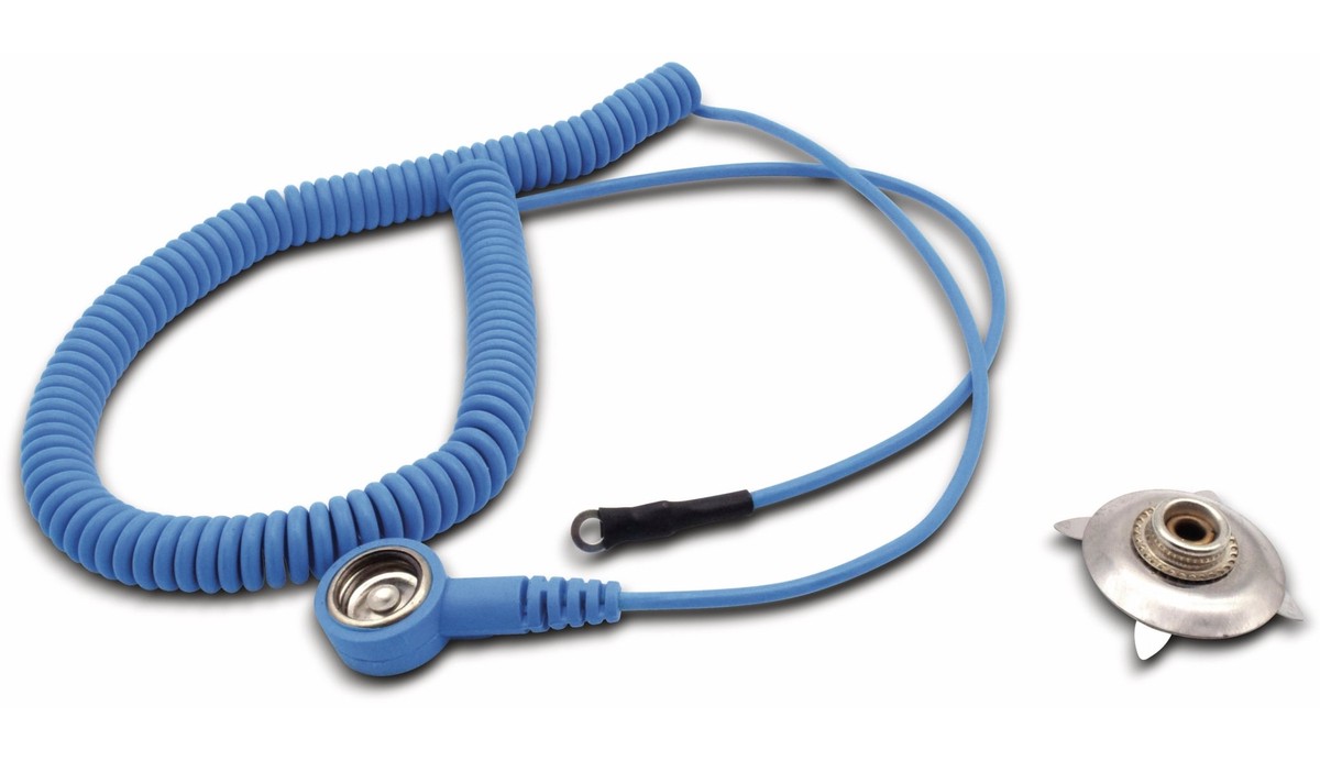 QUADRIOS Spiralkabel 1903EC025, 1,8 m Kralle, Knopf/Schuh