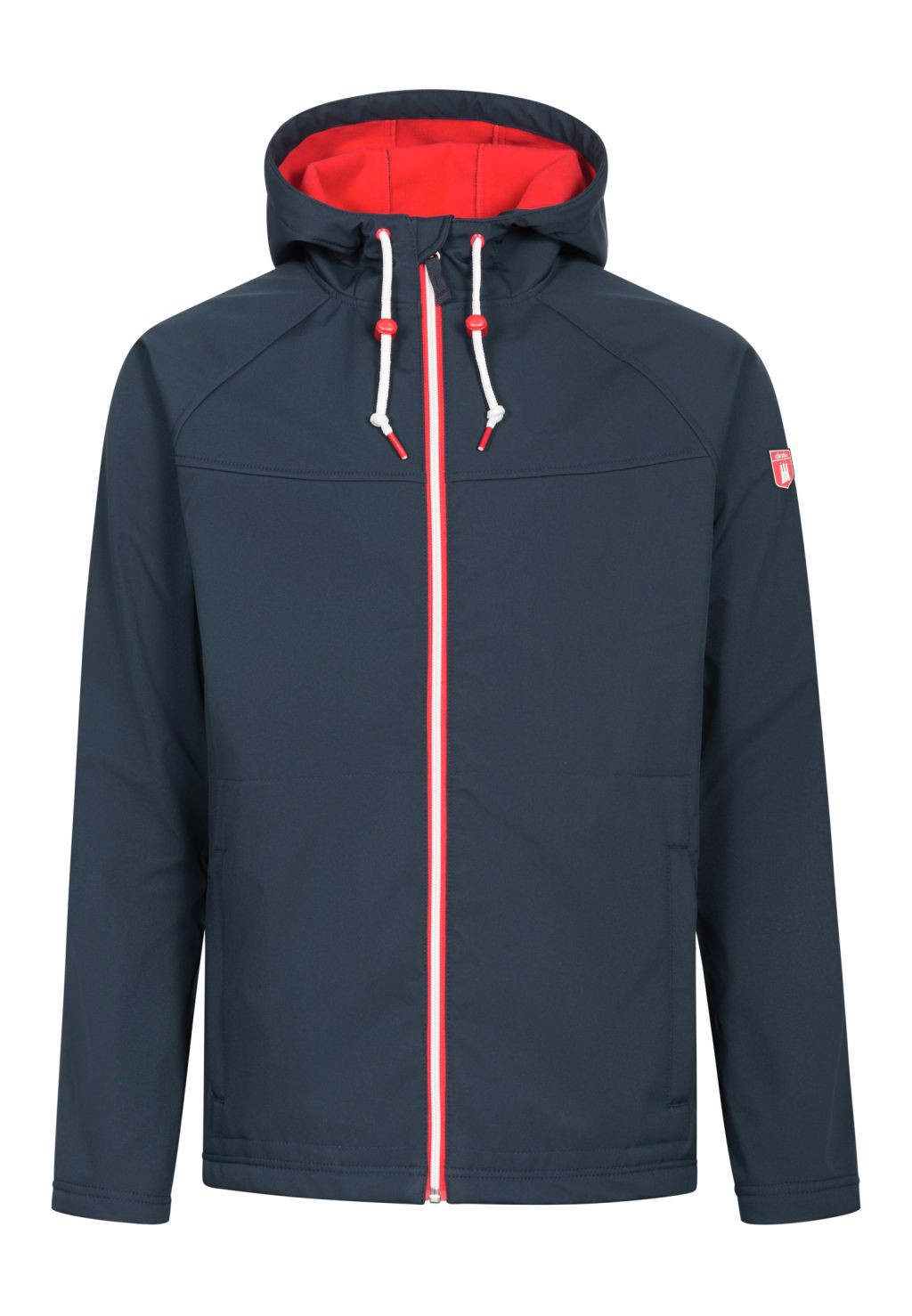 Isleby Herren Softshelljacke Navy/Red XXL