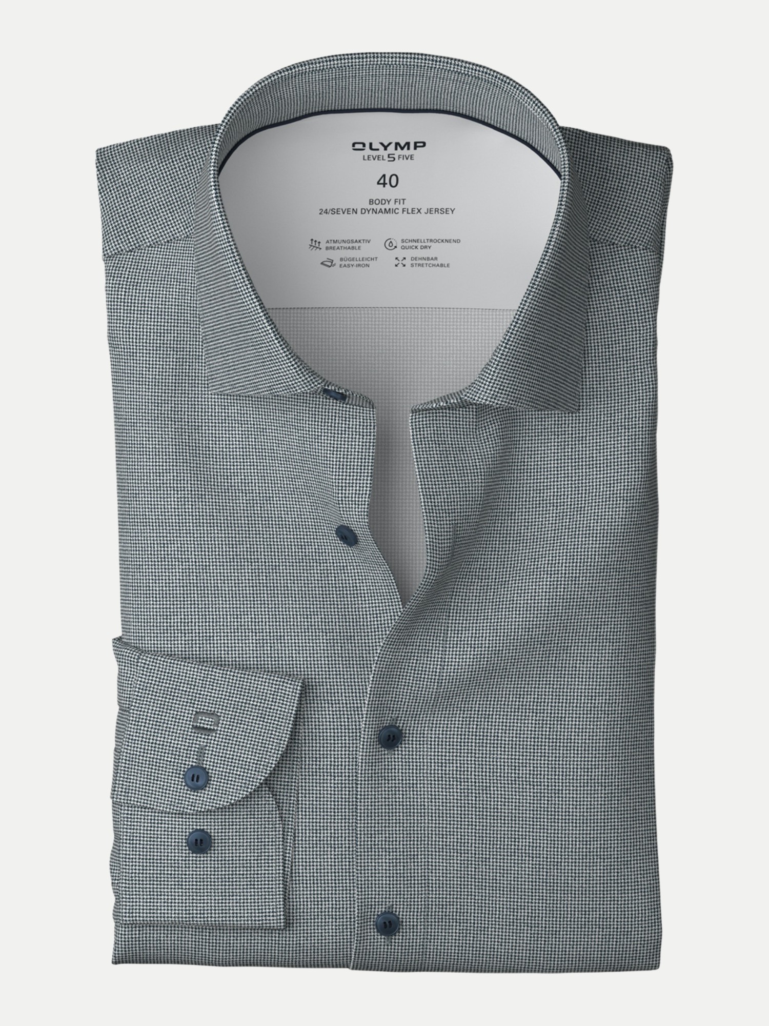 OLYMP Body-Fit Hemd Level 5, Größe 38