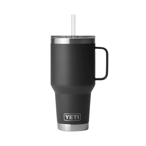 YETI Rambler mit Trinkhalm-Deckel 1L Black