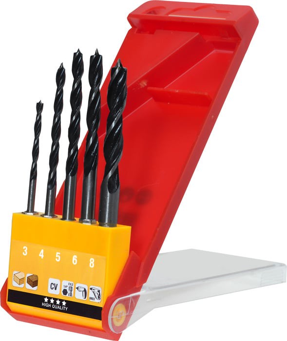 Holzbohrer E6.3 Kass 3-8 5-tlg