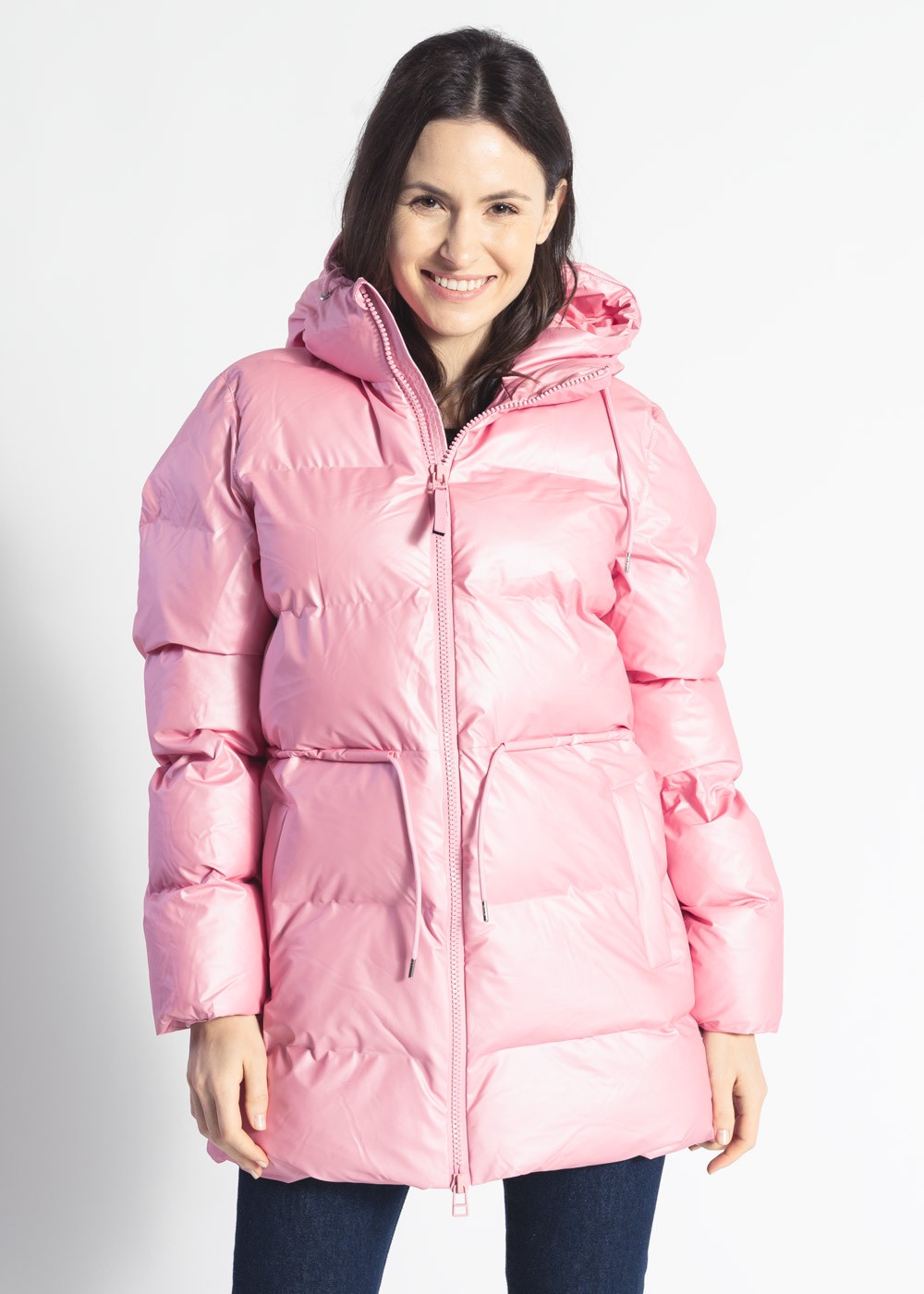 RAINS PUFFER W JACKET 15370-20 - Damen Winterjacke - Rosa