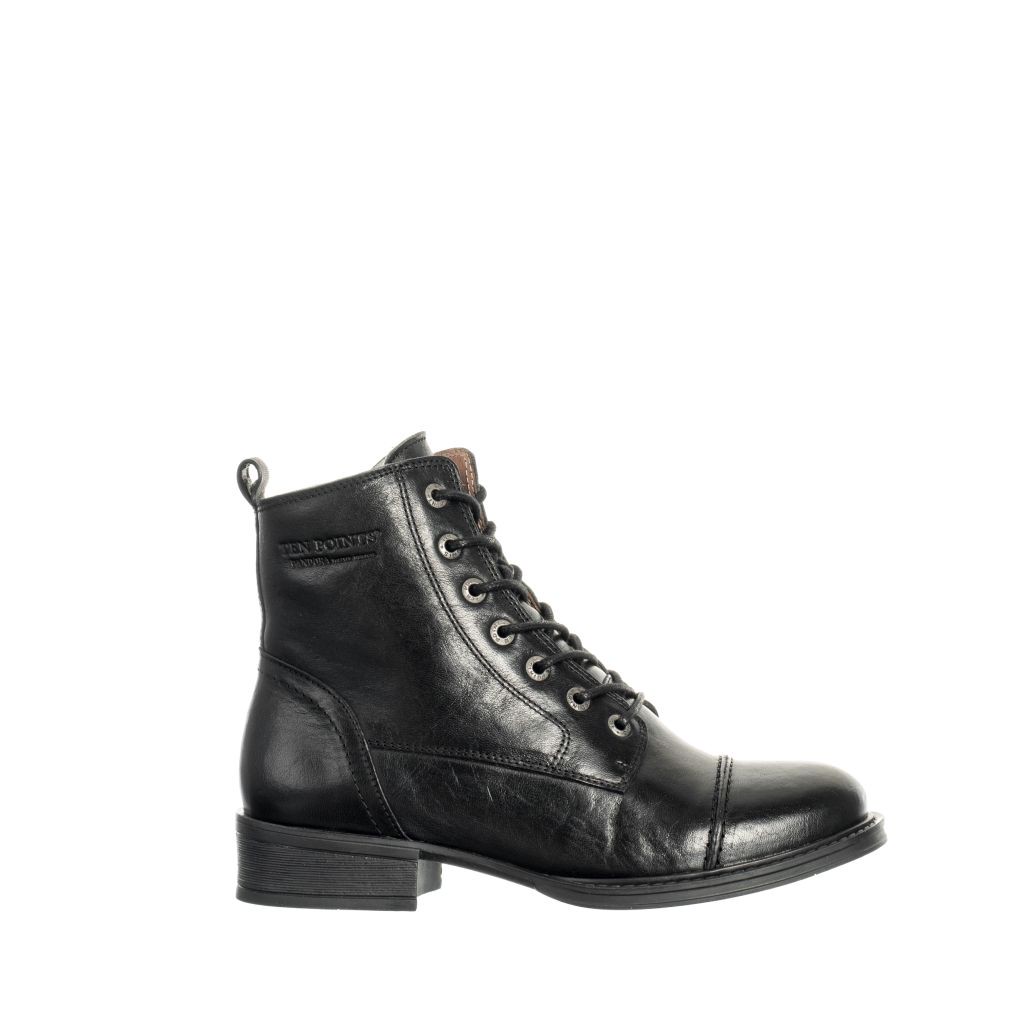Pandora Wool - Schnürstiefel Zipper Black 41