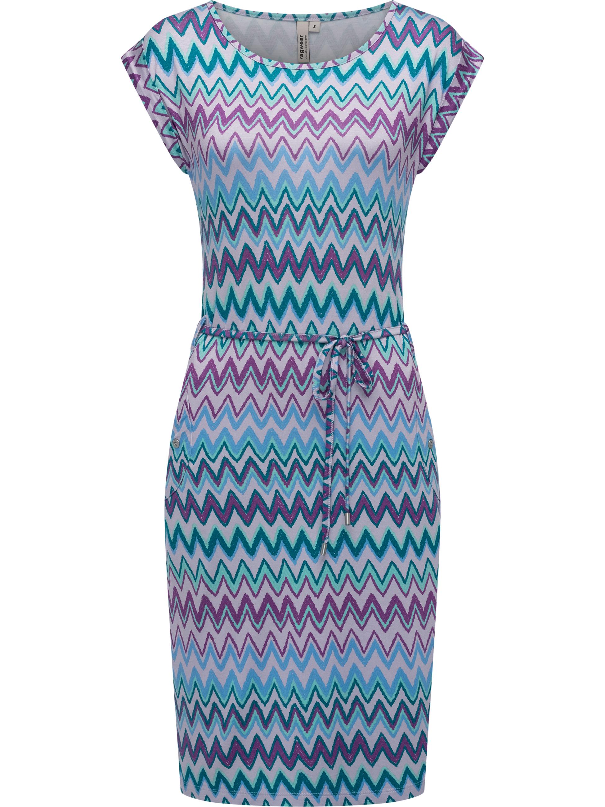 Bequemes Sommerkleid Kurzarm Midikleid 
