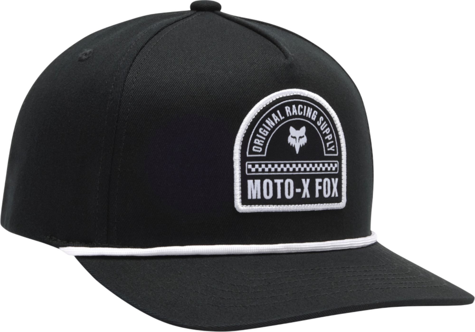 FOX Victory Snapback Cap, black-white for Men