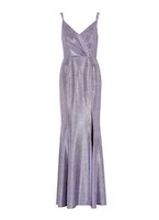 Swing Abendkleid aus schimmerndem Jersey - violett - 42