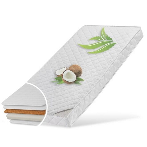 Kids Collective Babymatratze 60x120 cm KOKOS mit Aloe Vera-Bezug - Gut