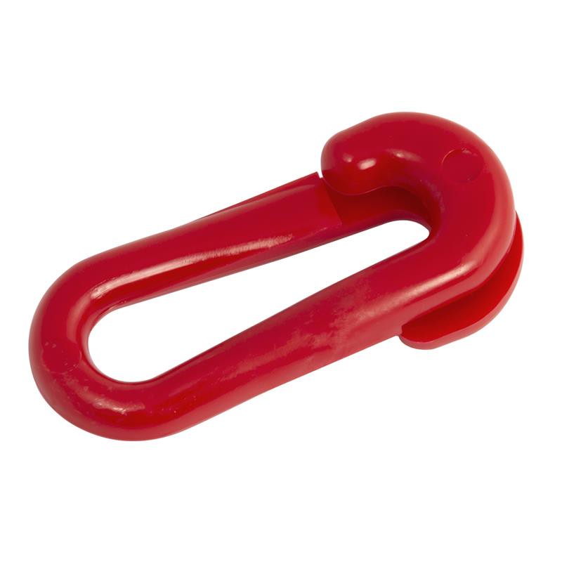 Notglied für Absperrkette Kunststoff 6 mm rot