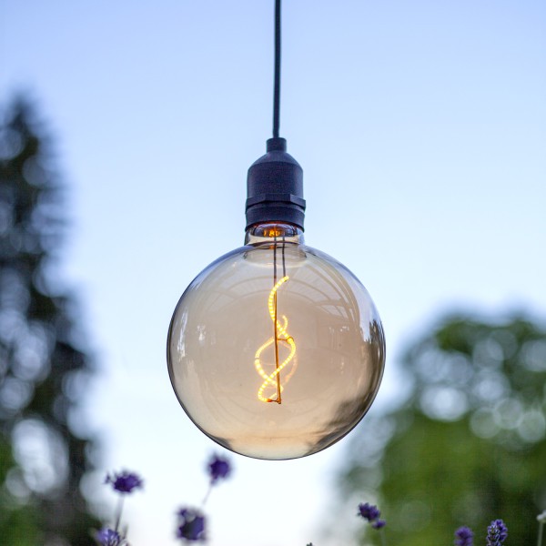 LED Leuchtkugel BOWL - Hängeleuchte - Filament LED - D: 12,5cm - Ba...