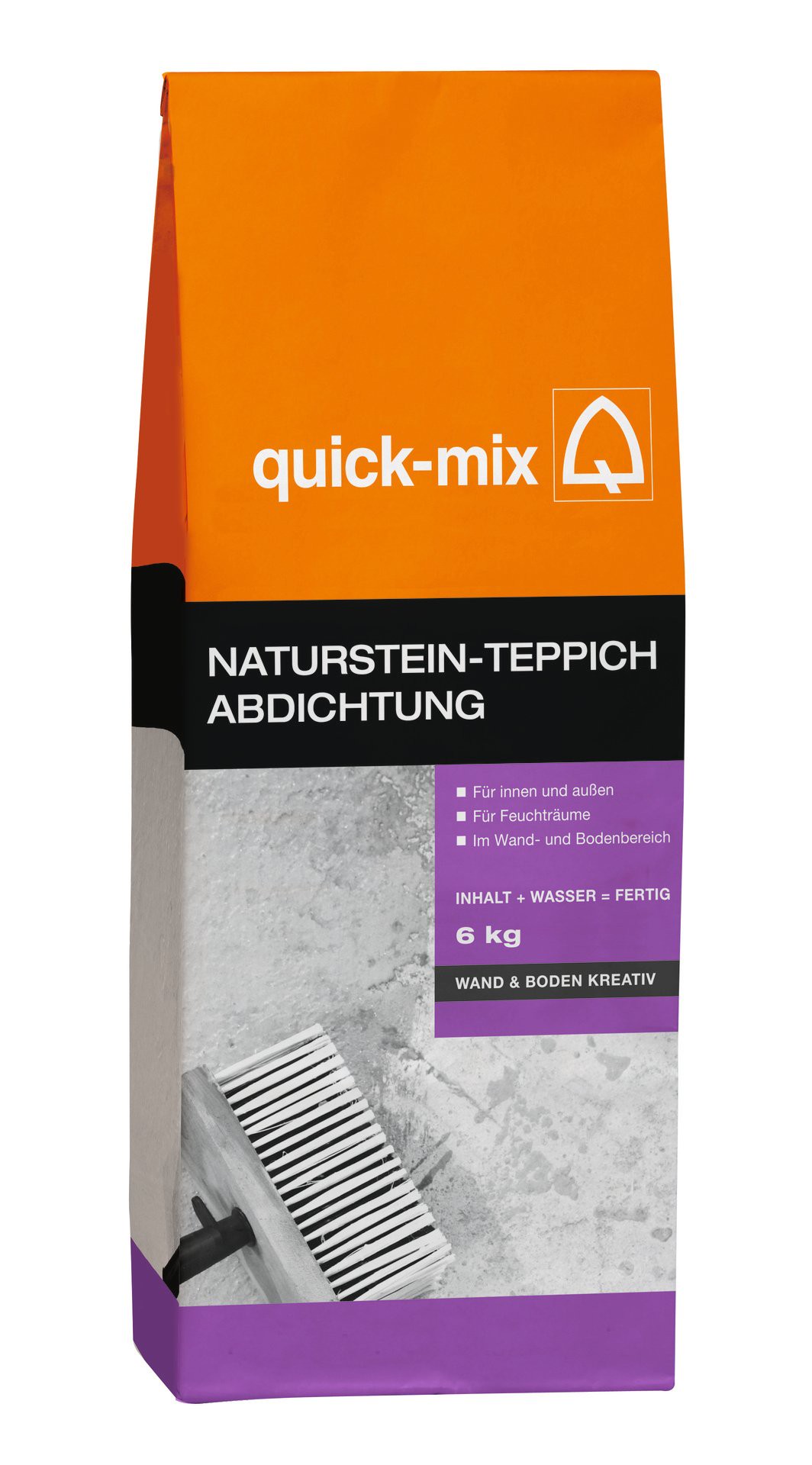 Naturstein-Teppich Abdichtung