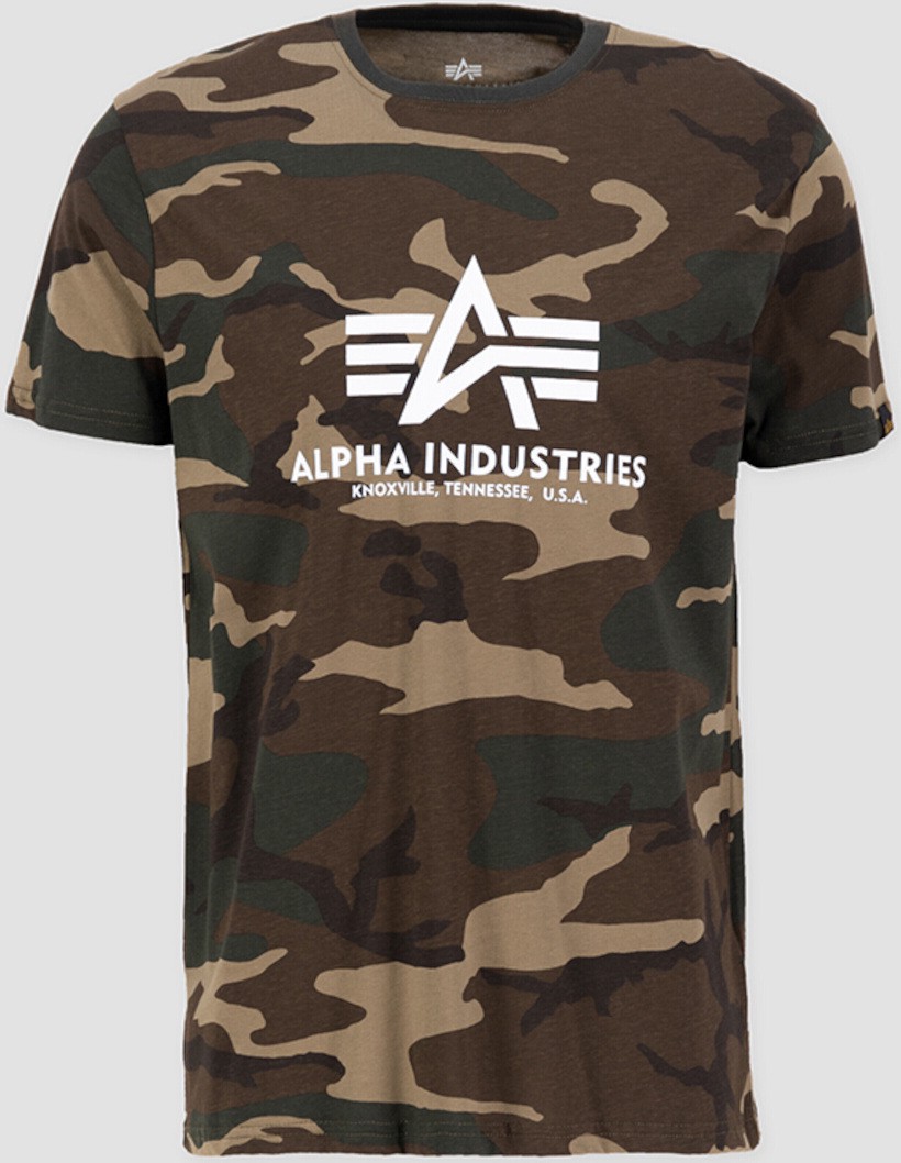 Alpha Industries Basic Camo T-Shirt, multicolore, taille S pour Hommes