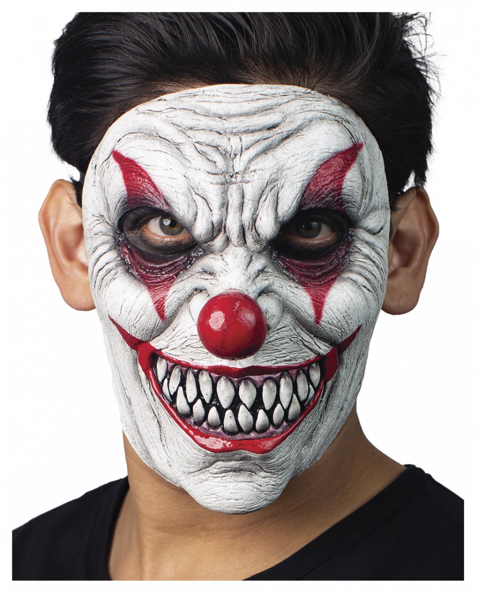 Grinsender Horrorclown Halloween Maske