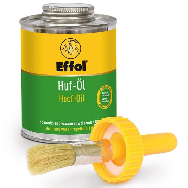 Effol Huf-Öl 475ml mit Pinsel, Hufpflege für Pferde aus Lanolin und...