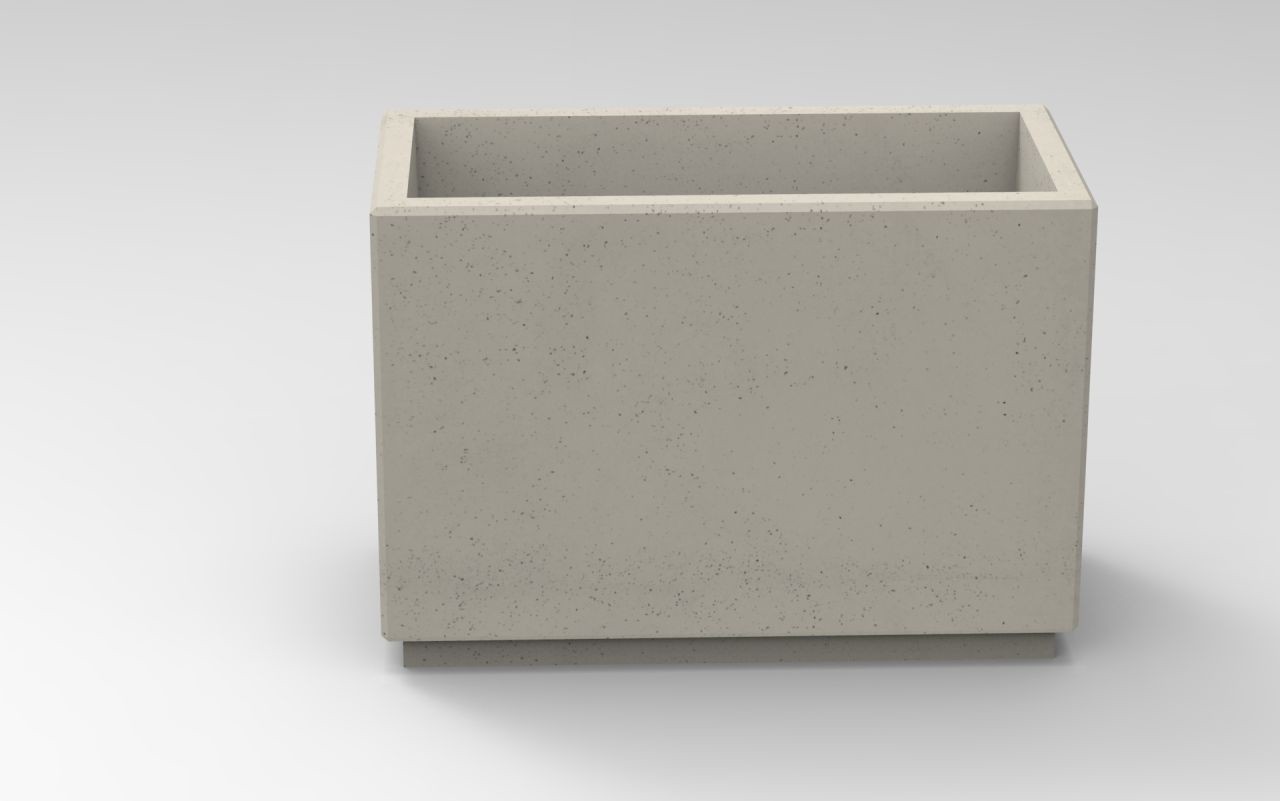 Pflanzkasten Rexa-béton, Architekturbeton 100 x 50 x70 cm 