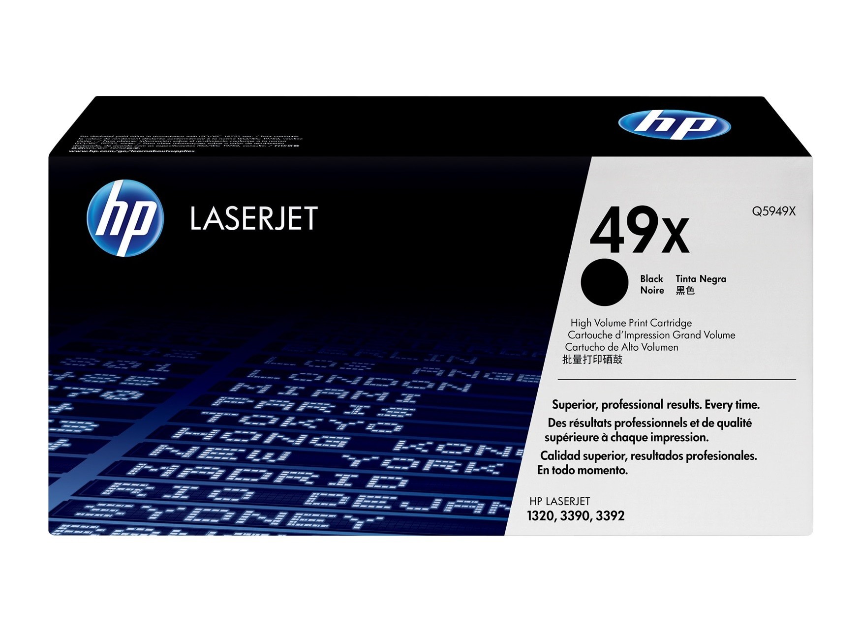 HP 49X toner LaserJet noir grande capacité  authentique