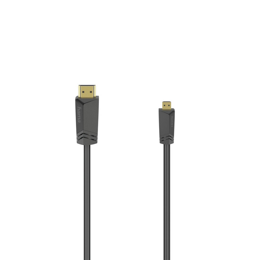 Hama HDMI-Kabel 1,5 m HDMI Typ A (Standard) Typ D (Mikrofon) Schwarz