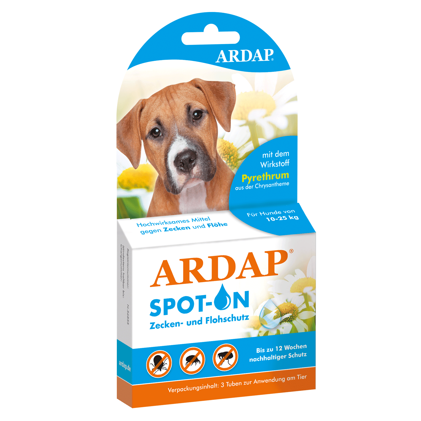 ARDAP Spot-On f?r Hunde von 10-25kg