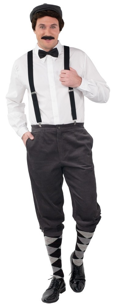 Graue Knickerbocke Herrenhose Nino | 58 - Grau  | Wir machen Party.de |