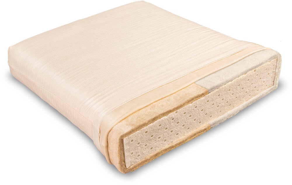 SoLana Kindermatratze mit Leinen Abdeckung 80x160 von Baumberger