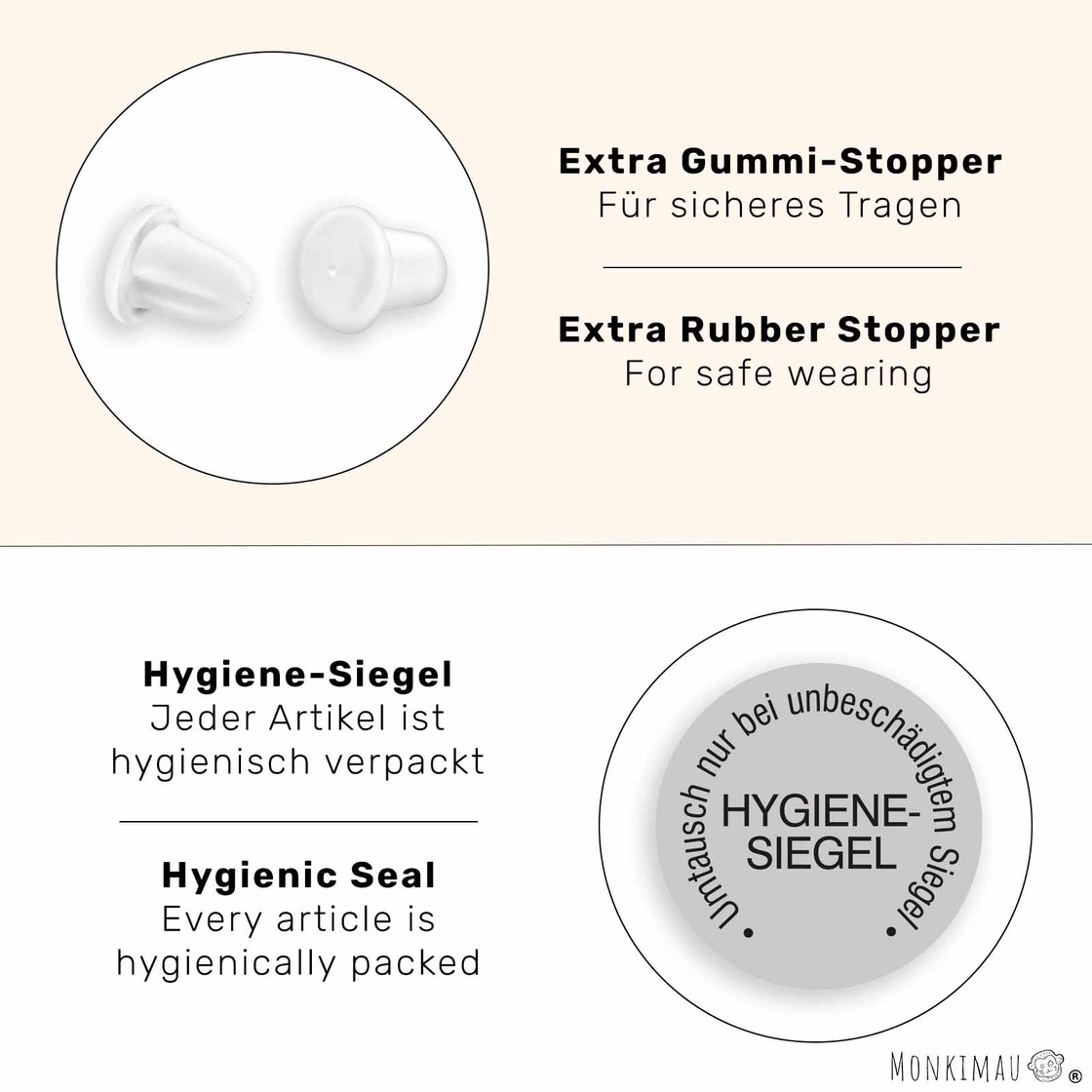 Rund Kinder Ohrringe Chirurgenstahl