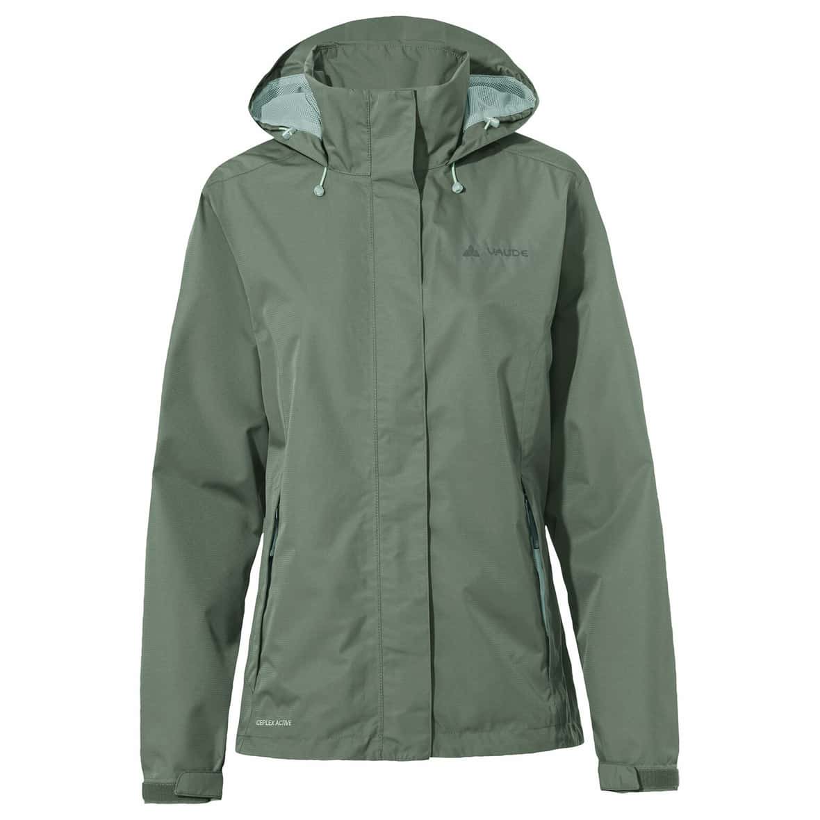 Vaude Escape Light Jacke Damen Wanderjacke (Grün 34 Größe) Wanderbekleidung