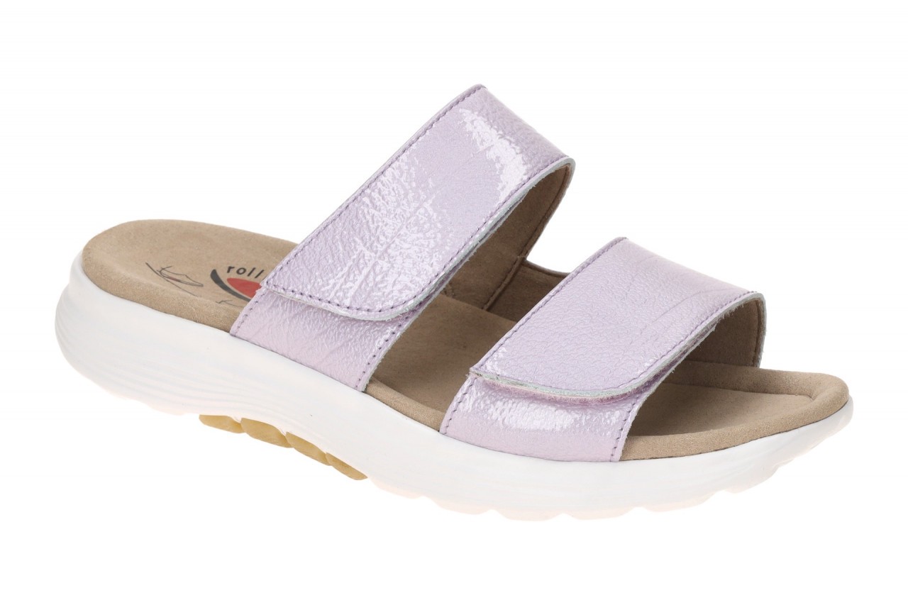 Gabor ROLLINGSOFT 66.811.83 violett - bequeme Pantolette f?r Damen