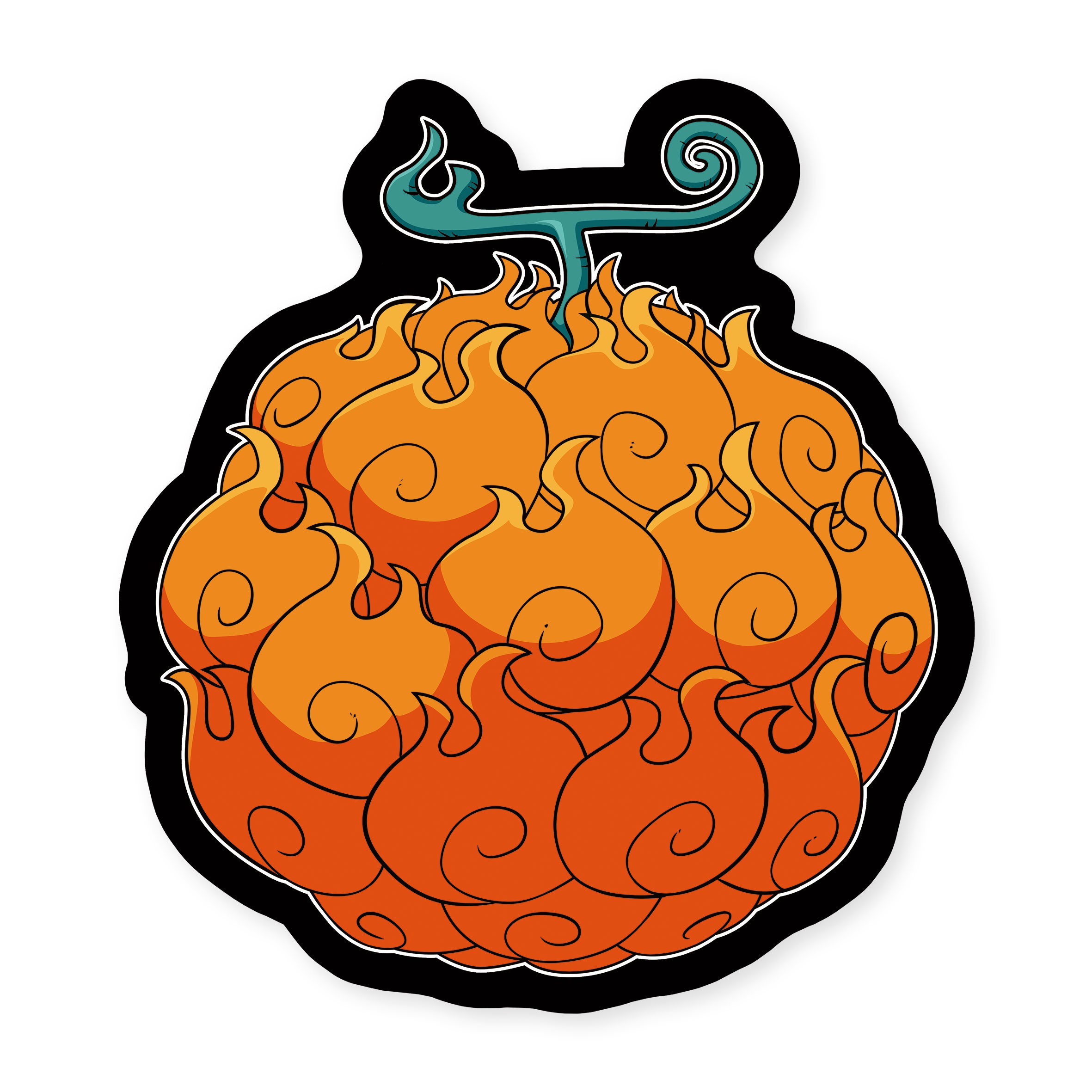 One Piece Kissen - Mera Mera Teufelsfrucht