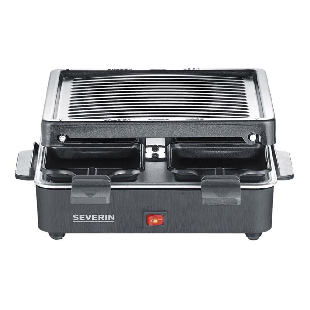 Severin RG 2370 Mini Raclette-Grill für 4 Personen schwarz