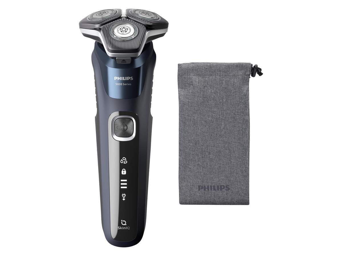 PHILIPS Rasierer Series 5000, S5885/10, Nass- und Trockenrasierer