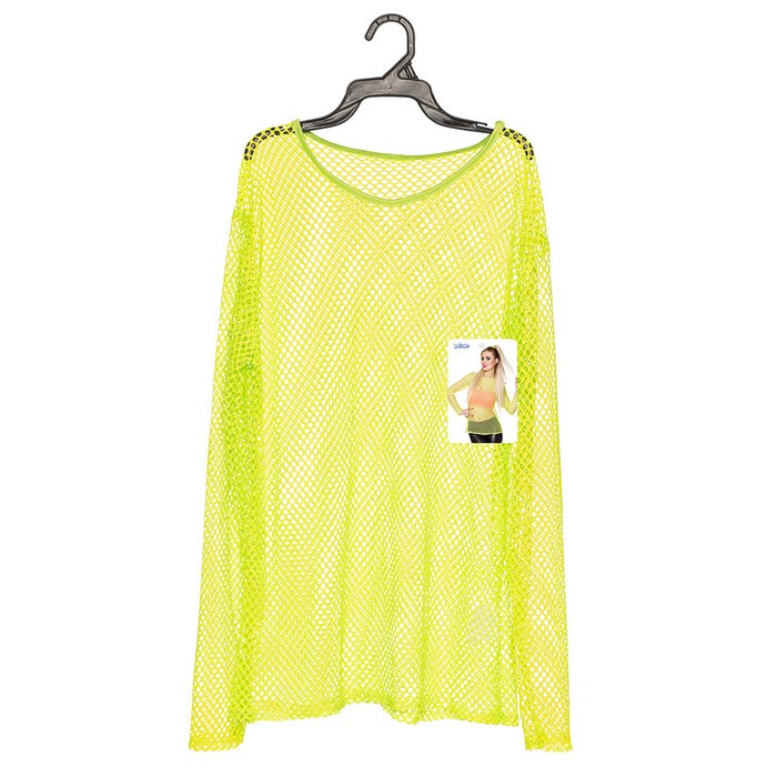 Shirt Fischnetz (M/L) neongelb
