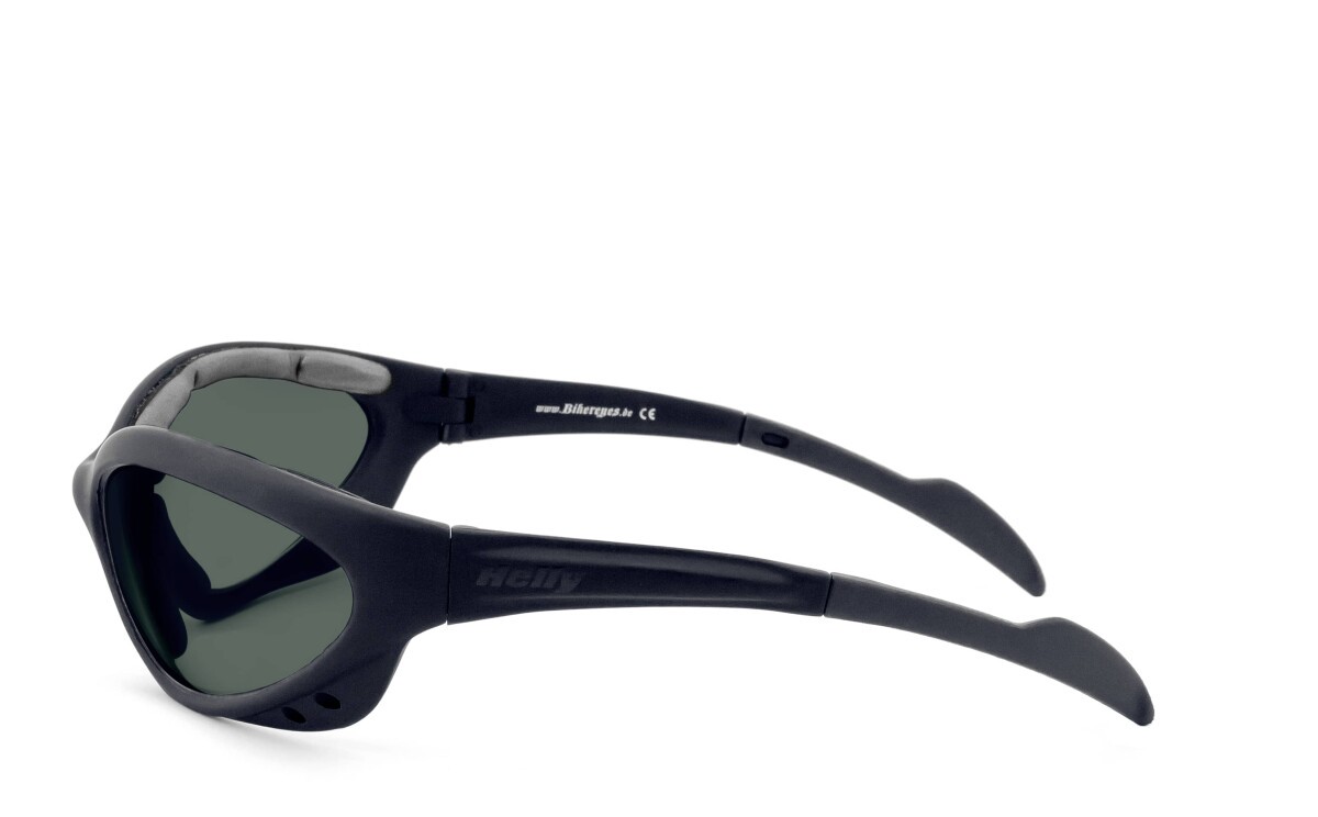 HELLY - No.1 Bikereyes | Bikerbrille, Motorrad-Sonnenbrille, Motorradbrille, winddicht, polarisiert | SEHSTÄRKE möglich | speed king 2 (Polbrille)